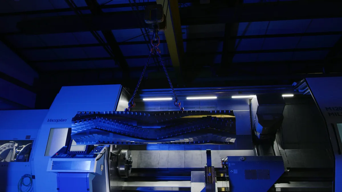 Vecoplan-Maschine in der Produktion